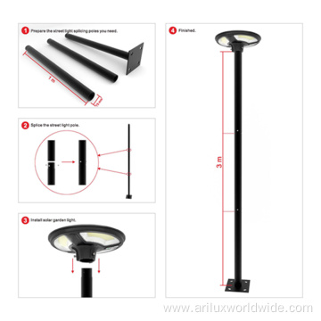 Factory direct 3m Garden road light pole